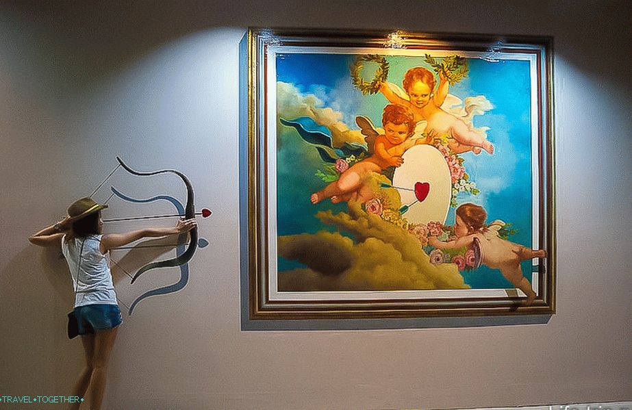 3D galerija u Pataji - atrakcija za selfie za decu i odrasle