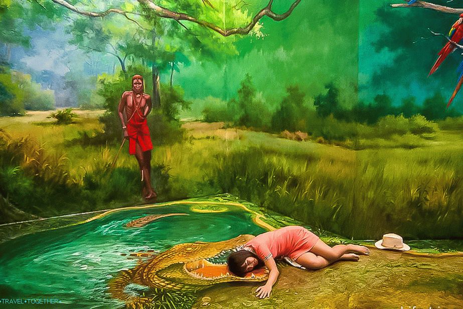 3D galerija u Pataji - atrakcija za selfie za decu i odrasle