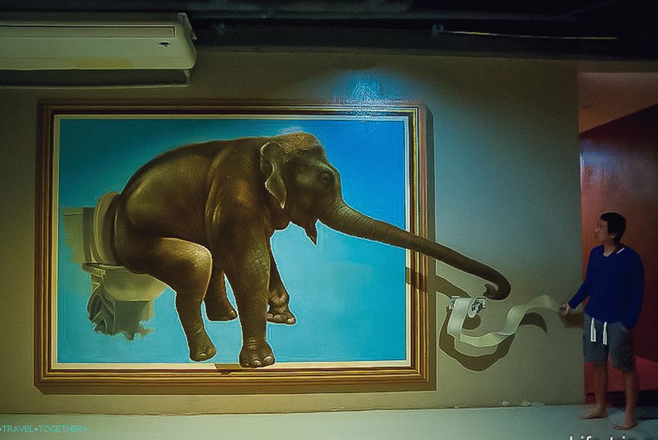 3D galerija u Pataji - atrakcija za selfie za decu i odrasle