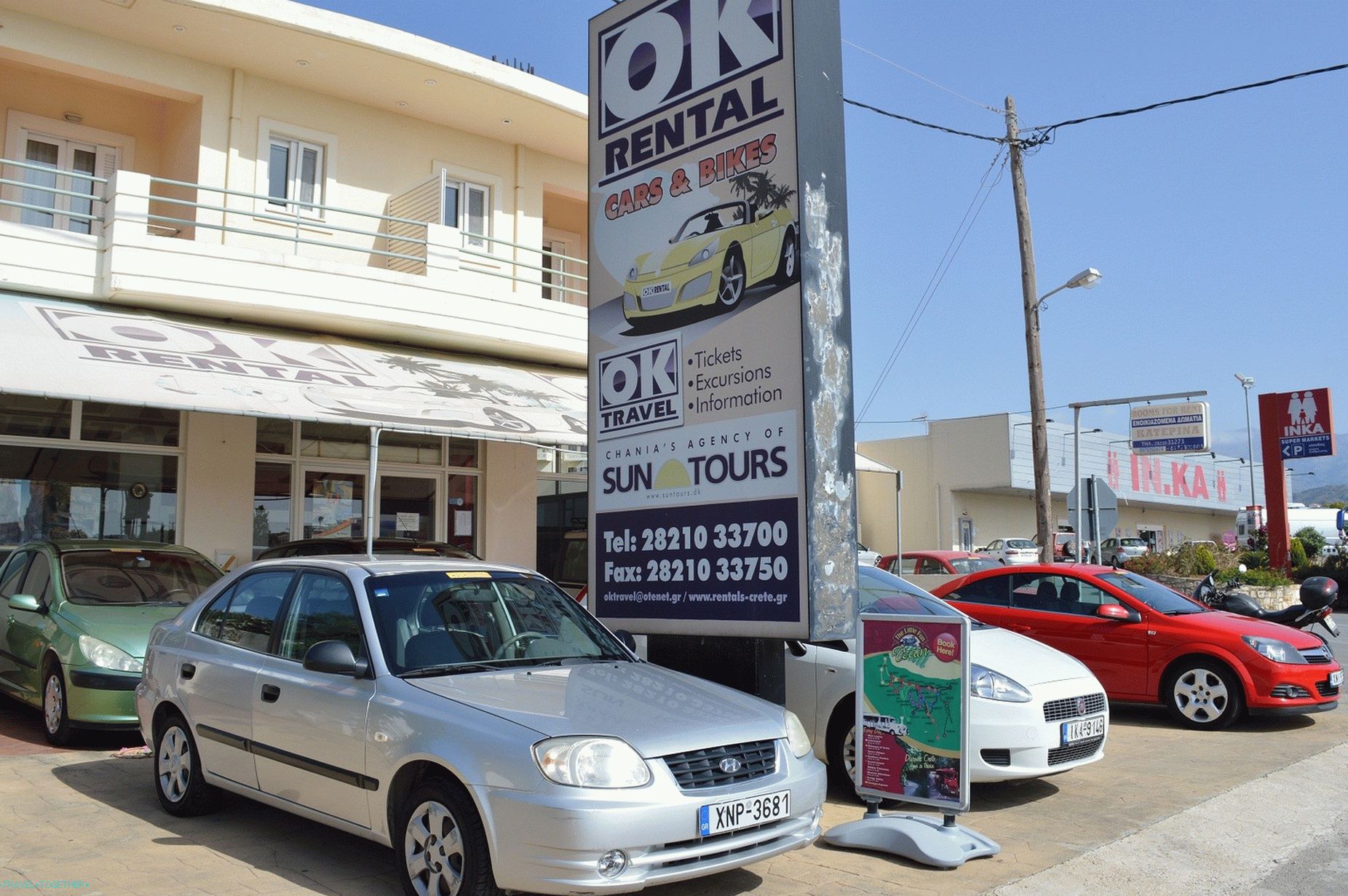 Rent a car na Kritu