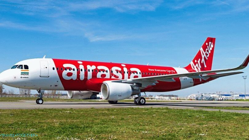 Air Asia low-cost aviokompanija Azija u Tajlandu