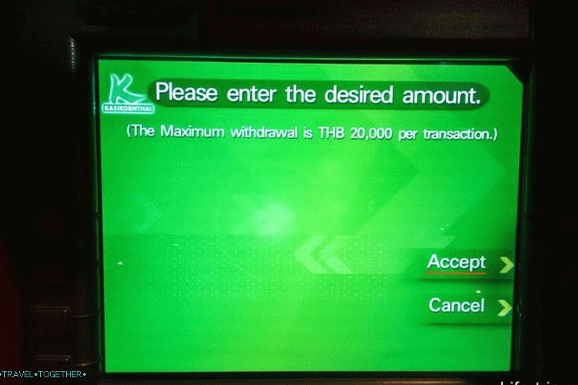 Bankomati u Tajlandu - uputstva za povlačenje novca