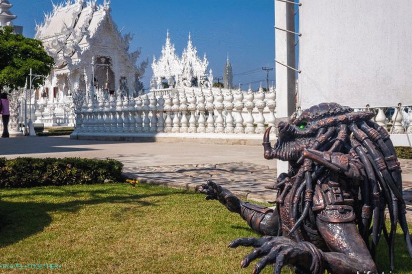 Tajlandski bijeli hram (Wat Rong Khun) - prekrasna bajka u tijelu