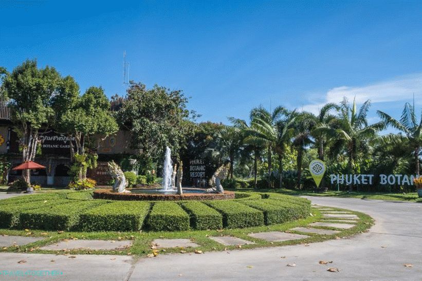 Recepcija i blagajna Phuket Botanic Garden