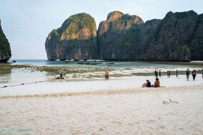 Maya Bay na oseci u januaru