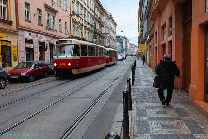 U Pragu, pokreni naše ..., oh - njihove tramvaje