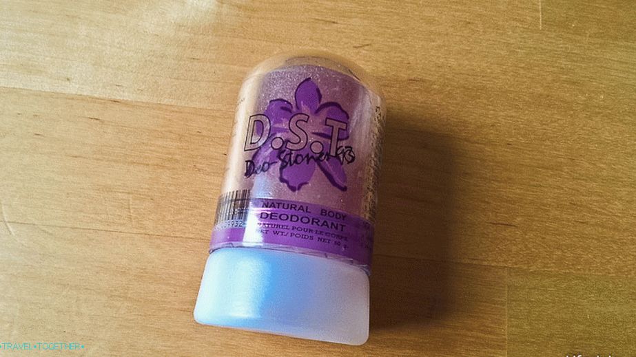 Stone deodorant