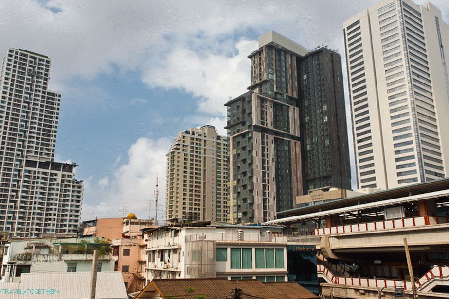 Moderne zgrade u Bangkoku