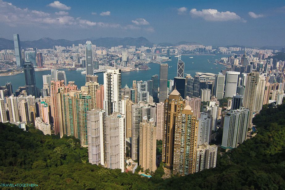 Pogled sa vrha Victoria na Hong Kong