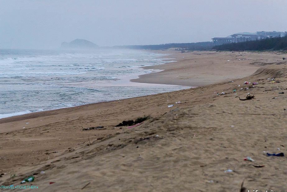 Plaža u drugom pravcu je manje zanimljiva