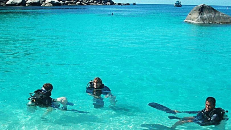 Ronjenje na Samui, Koh Tao, Nang Yuan s ruskim vodičem