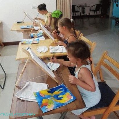 Učenje crtanja u vrtiću Pattaya