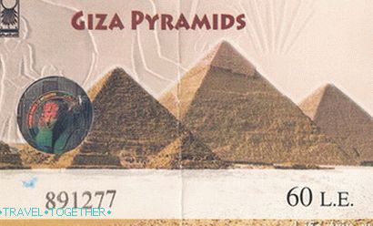 Karta za drevne piramide.