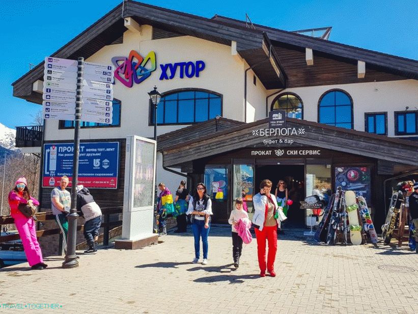 Buffet and Bar Berloga, olimpijsko selo u Rosa Khutoru
