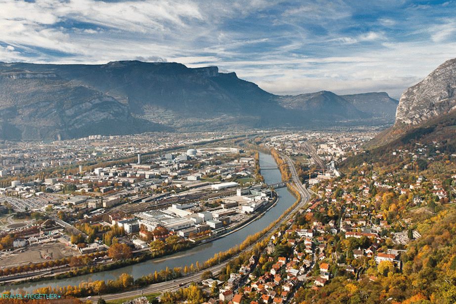 Grenoble sa visine Bastilje
