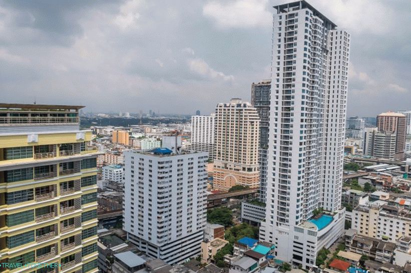 Pogled iz stana na Bangkok