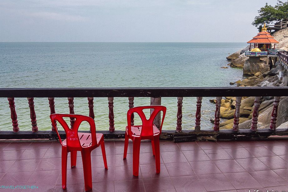 Mesto za opuštanje s pogledom na Siamski zaljev