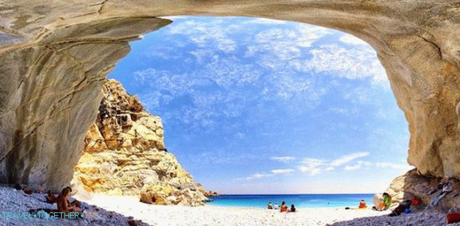Plaža na ostrvu Ikaria