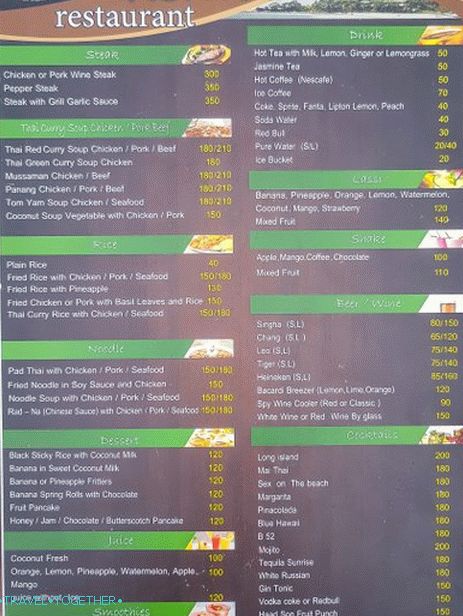 Koh Raham na Phanganu - autentični restoran morskog smeća