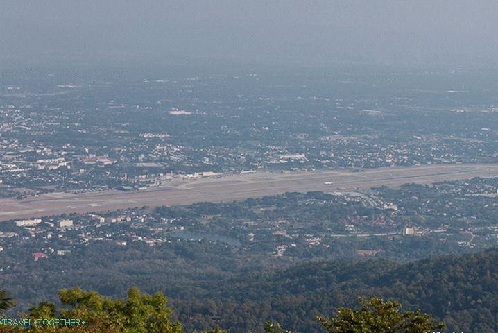 Pogled sa planine Doi Suthep na Chiang Mai
