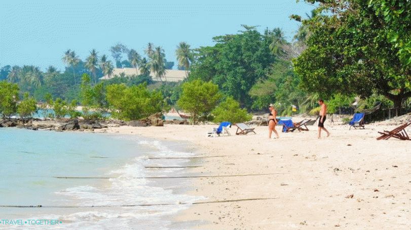 Plaža Klong Muang u provinciji Krabi
