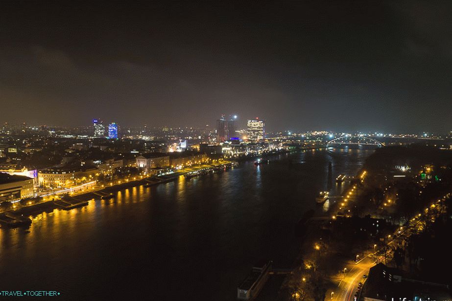 Noć Bratislava i Dunav