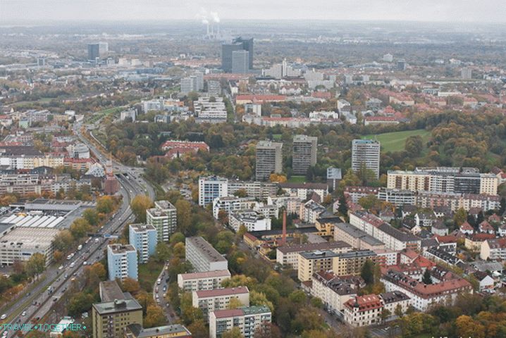 Grad München sa visine