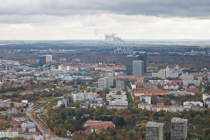 Grad München sa visine