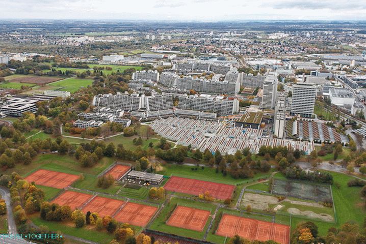 Grad München sa visine