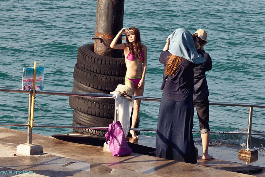 Foto sesija na pristaništu Phuketa