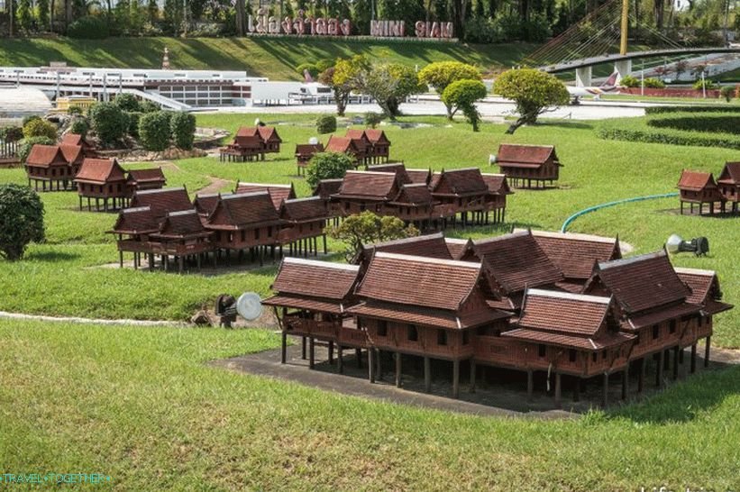 Izgledi tradicionalnih tajlandskih kuća