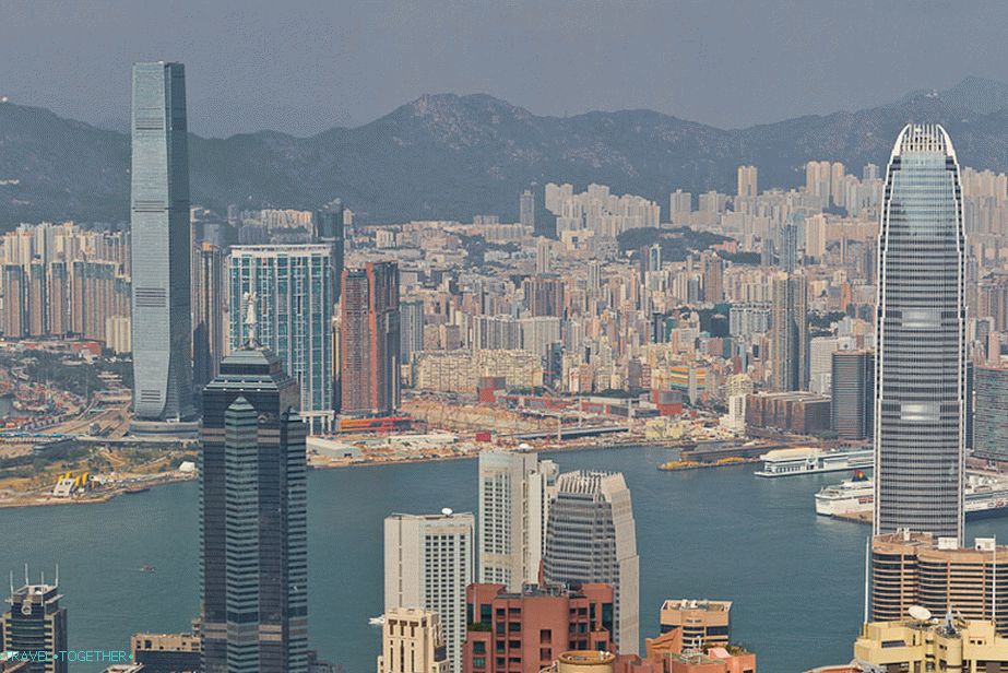 Pogled sa vrha Victoria na Hong Kong