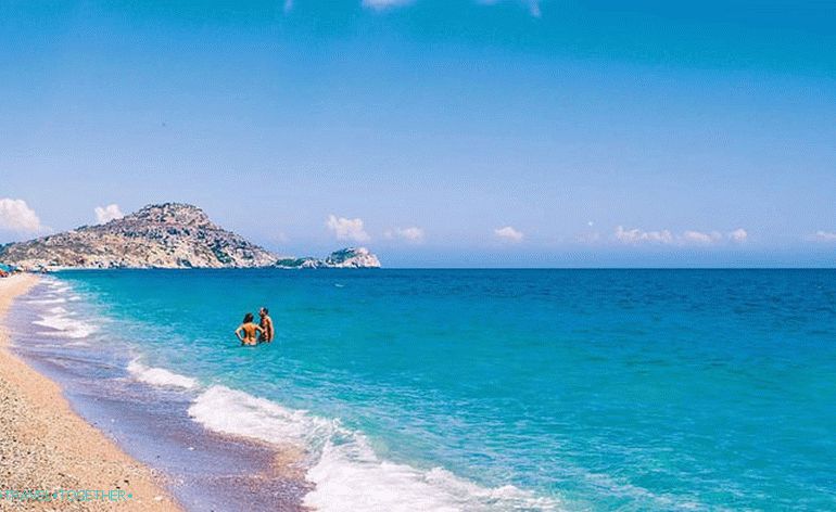 Afandou plaža na Rodosu 2
