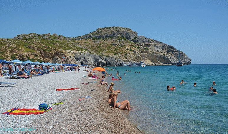 Afandou plaža na Rodosu 1