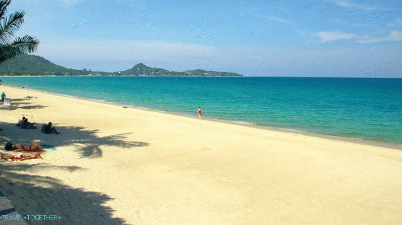 Centralni dio plaže Lamai na Samuiju