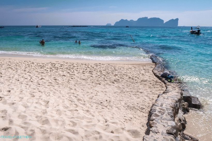 Long Beach na Phi Phi Don - standardna turistička plaža