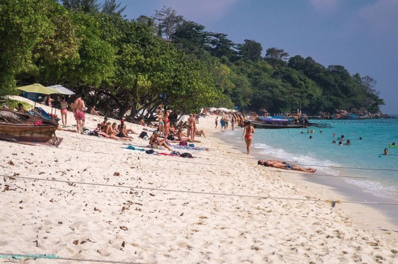 Long Beach na Phi Phi Don - standardna turistička plaža