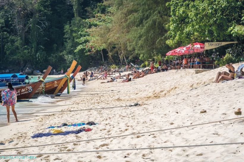 Long Beach na Phi Phi Don - standardna turistička plaža