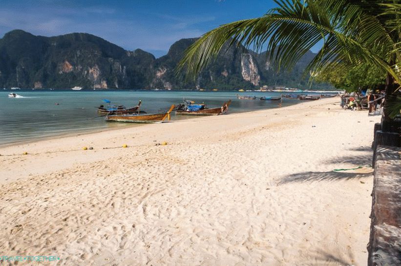 Plaža Thon Sai - glavna plaža Phi Phi Don Islanda