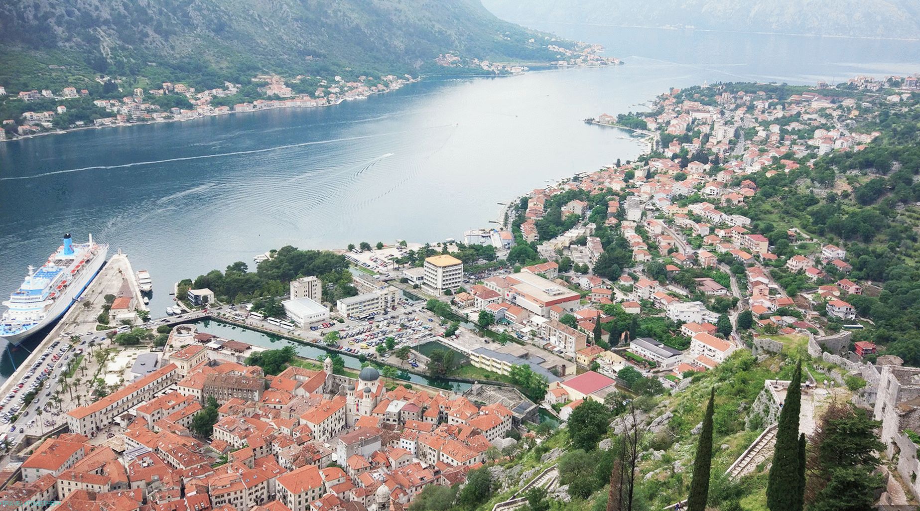 Kotor, Crna Gora u julu