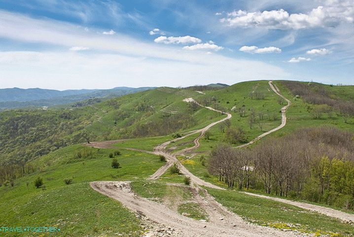 Kavkaski greben. Planine Gelendzhik.