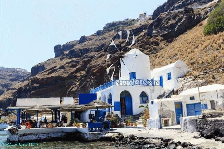 Grčka Santorini Nea Kameni