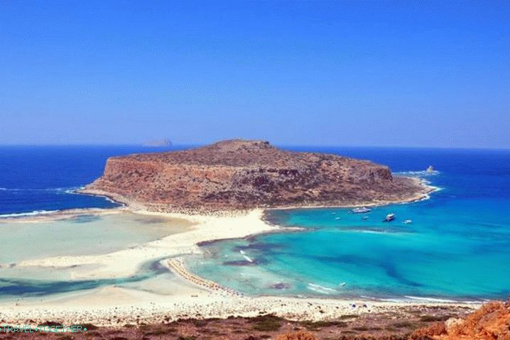 Kreta, plaža Elafonisi na Kritu