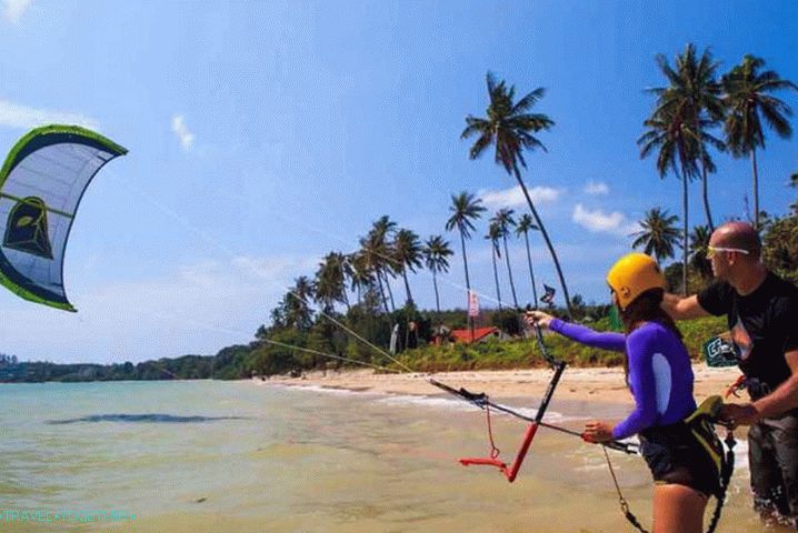 Šta raditi u Pattayi u avgustu. Kitesurfing