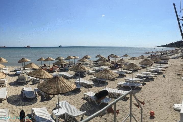 Vrijeme u Istanbul u kolovozu - Plaža u Poyraz Kök