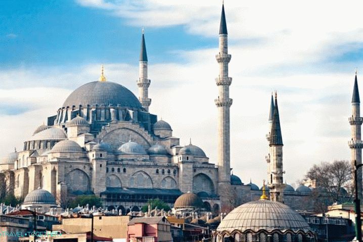 Vrijeme u Istanbulu u srpnju - Suleymaniye Mosque
