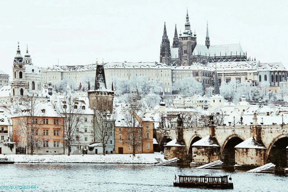 Snijeg u Pragu