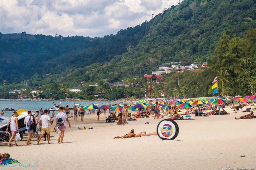 Plaža Patong - najveća gužva i buka