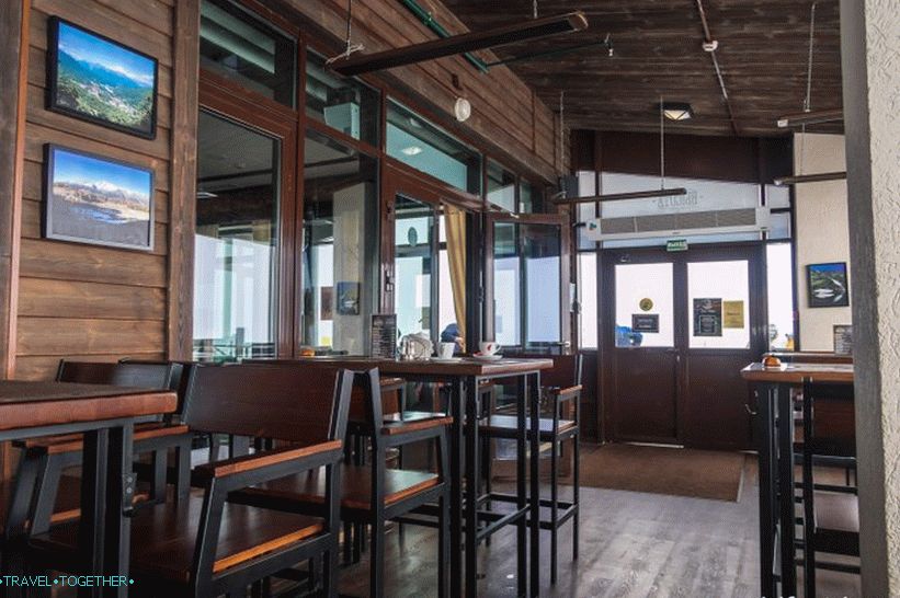 Visina restorana na 2320 metara - najbolji pogled na Rosa Khutor