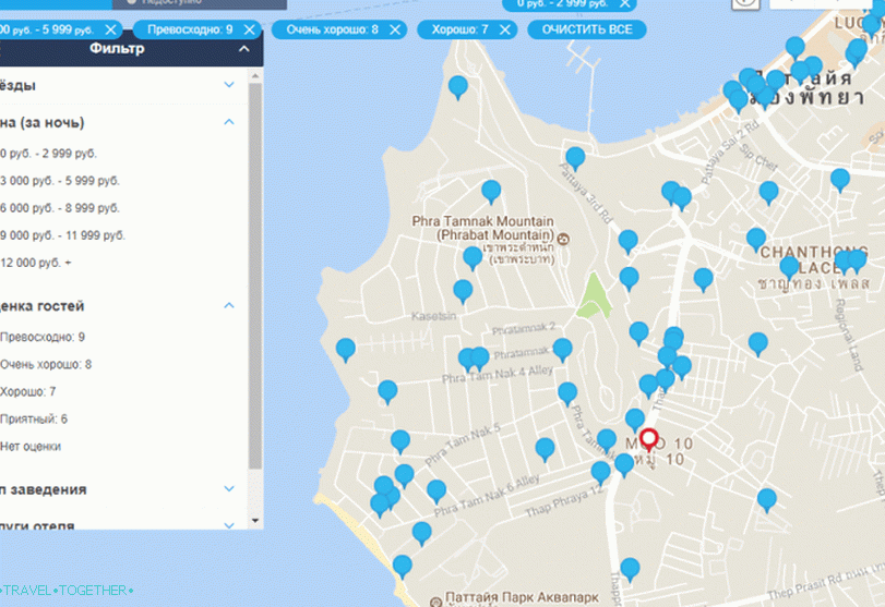HotelGuru Hotel Map